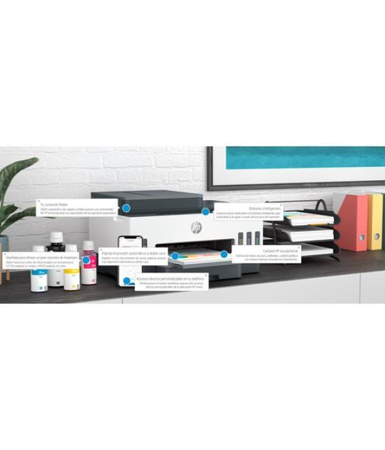 HP Smart Tank Impresora multifunción 7305, Color, Impresora para Home y Home Office, Impresión, escaneado, copia, AAD y Wi-Fi, A