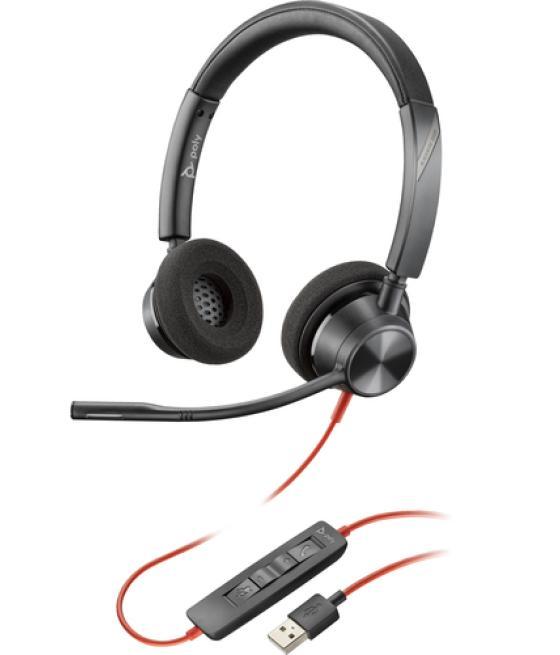 POLY Auriculares Blackwire 3320 USB-A
