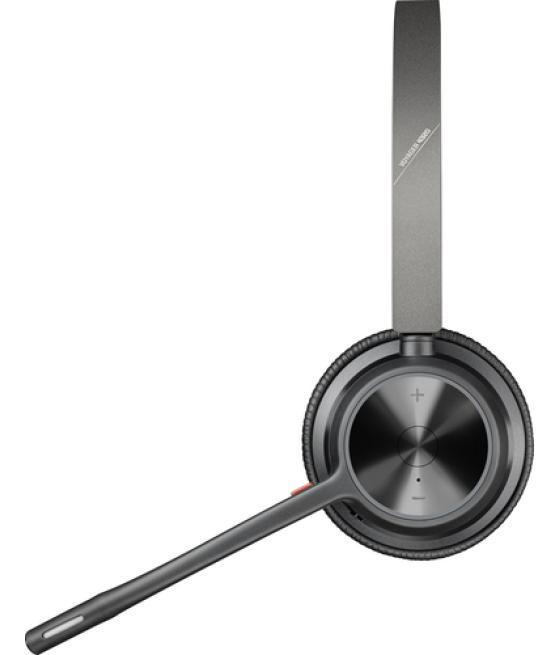 POLY Auriculares Voyager 4320 UC estéreo USB-A + adaptador BT700 USB-A + base de carga