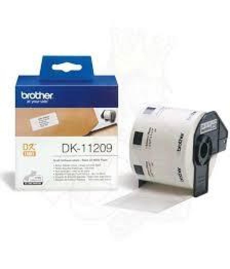 Brother etiquetas de dirección pequeñas 62mmx29mm, 800 unidades de papel