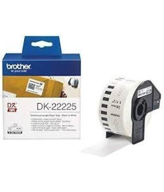 Brother cinta de papel continuo blanco 38mm x 30,48m ql 500 550 700