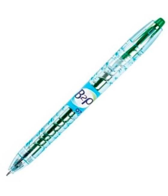 Pilot bolígrafo tinta de gel begreen b2p retráctil 0.7 verde
