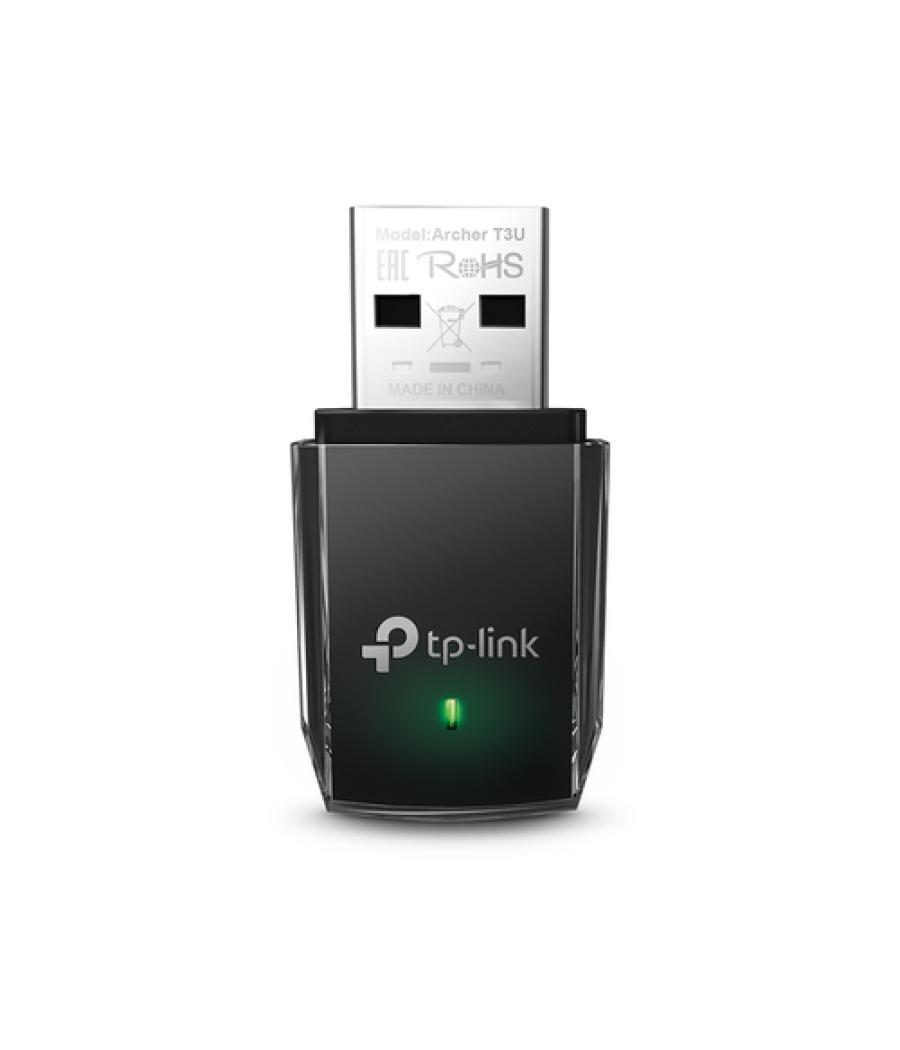 Tp-link - mini adaptador usb inalámbrico mu-mimo ac1300 - 400mb en 2,4ghz y 867mb en 5ghz usb3.0