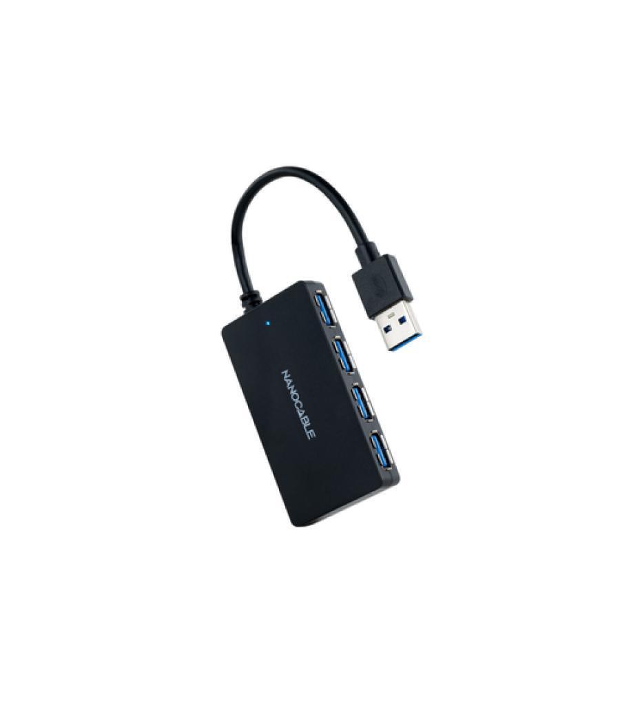 Nanocable hub usb 3.0 con 4 puertos de usb 3.0