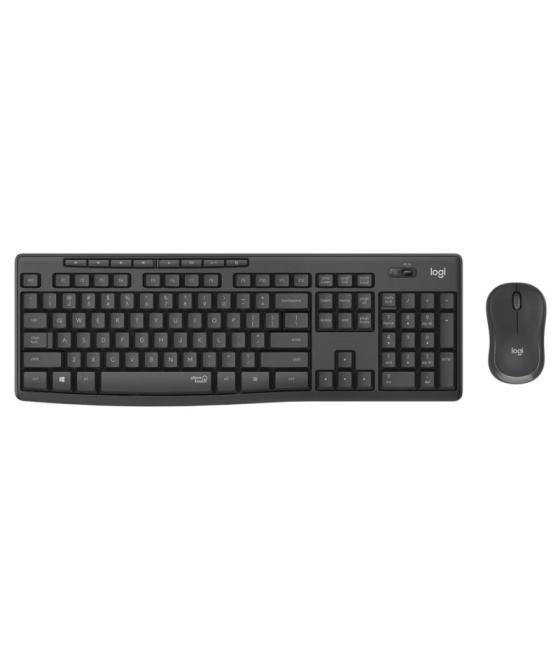 Logitech mk295 teclado y raton inalambrico negro