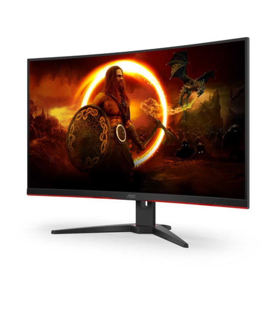 AOC G2 CQ32G2SE/BK LED display 80 cm (31.5") 2560 x 1440 Pixeles 2K Ultra HD Negro, Rojo