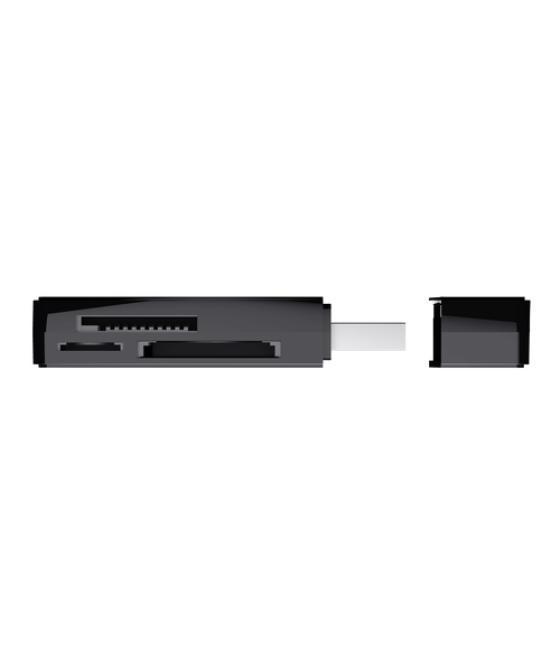 Trust NANGA lector de tarjeta USB 3.2 Gen 1 (3.1 Gen 1) Type-A Negro
