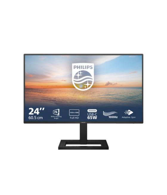 Philips 1000 series 24E1N1300AE/00 pantalla para PC 60,5 cm (23.8") 1920 x 1080 Pixeles Full HD LCD Negro