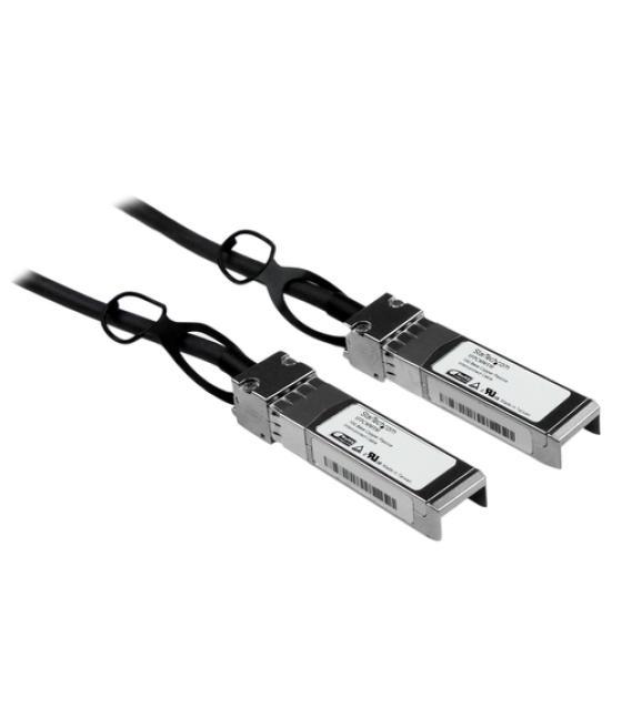 StarTech.com Cable de 1m Twinax Direct Attach SFP+ a SFP+ - 10G Compatible con Cisco SFP-H10GB-CU1M - DAC de Cobre SFP+ 10GbE - 