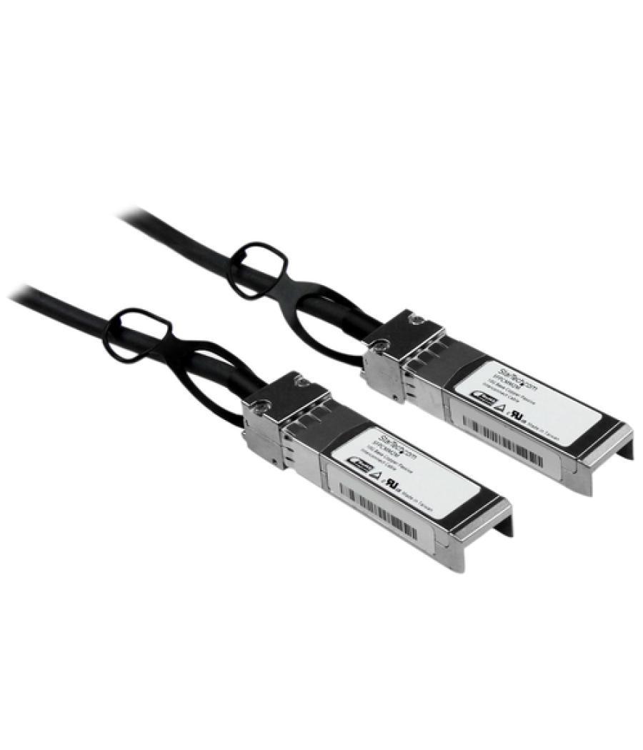 StarTech.com Cable de 2m Twinax Direct Attach SFP+ a SFP+ - 10G Compatible con Cisco SFP-H10GB-CU2M - DAC de Cobre SFP+ 10GbE - 