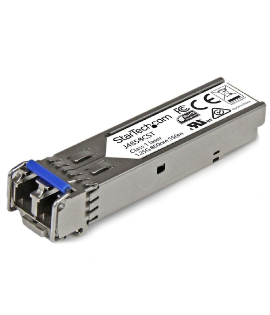 StarTech.com Módulo Transceptor SFP Compatible con HPE J4858C - 1000BASE-SX - Fibra Multimodo MMF de 1GbE - SFP Ethernet Gigabit