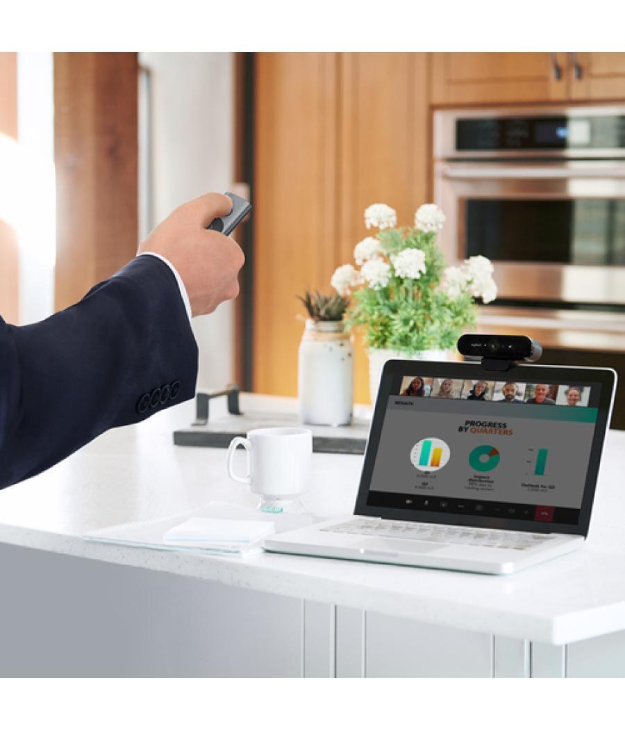 Logitech Spotlight apuntador inalámbricos Bluetooth/RF Gris