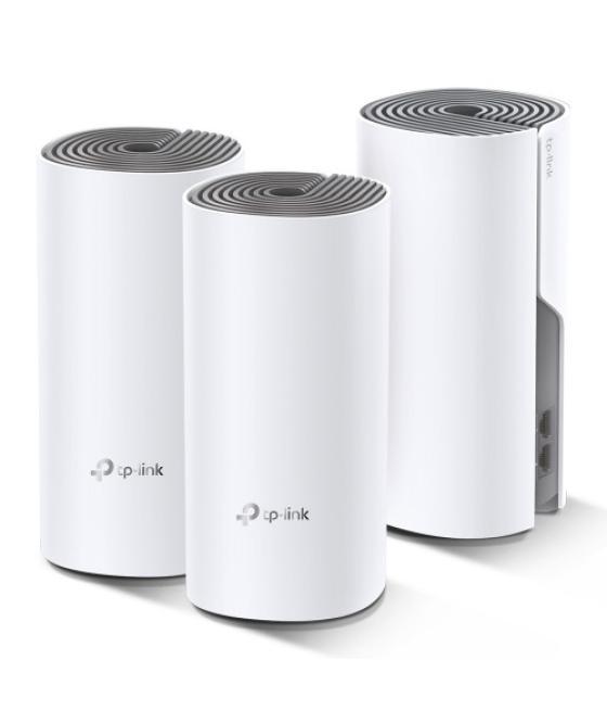 Tp-link deco e4 (3-pack) doble banda (2,4 ghz / 5 ghz) wi-fi 5 (802.11ac) blanco, gris 2 interno