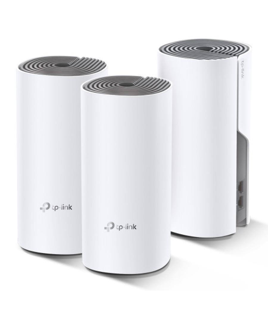Tp-link deco e4 (3-pack) doble banda (2,4 ghz / 5 ghz) wi-fi 5 (802.11ac) blanco, gris 2 interno