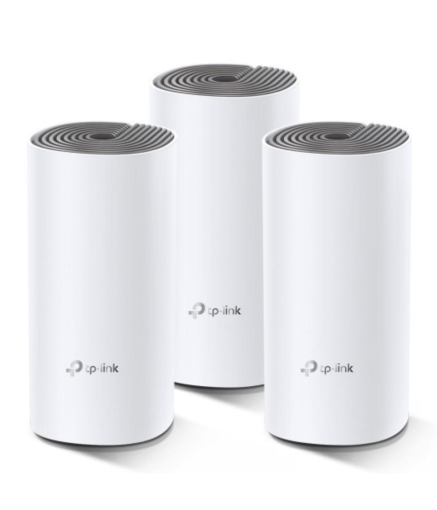 Tp-link deco e4 (3-pack) doble banda (2,4 ghz / 5 ghz) wi-fi 5 (802.11ac) blanco, gris 2 interno