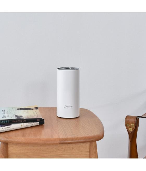 Tp-link deco e4 (3-pack) doble banda (2,4 ghz / 5 ghz) wi-fi 5 (802.11ac) blanco, gris 2 interno