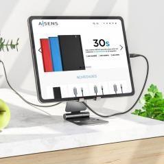 Soporte para smartphone/tablet aisens ms2pxl-094/ gris - Imagen 4