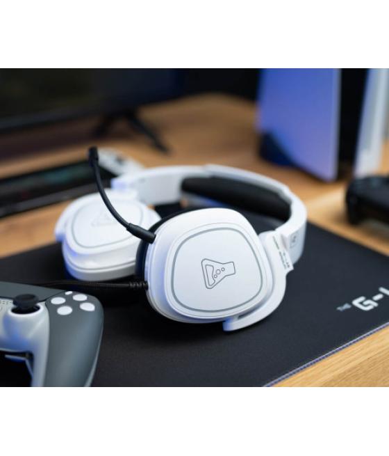 The g-lab auriculares pc, ps4 y xbox one, nintendo switch, android blanco (korp-radium-white)