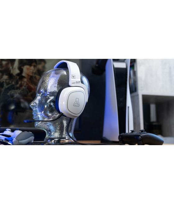 The g-lab auriculares pc, ps4 y xbox one, nintendo switch, android blanco (korp-radium-white)