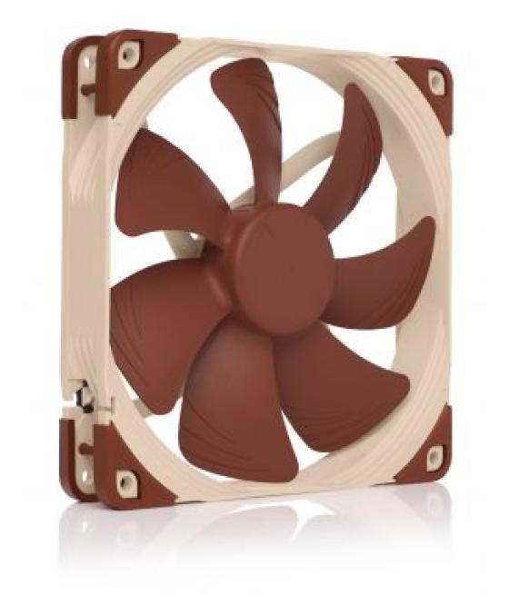 Noctua ventilador caja nf-a14 uln, 140mm fan, 140x140x25mm, 12v, 800rpm/650rpm, 11,9 db(a), 79,8 m3/h, 0,69 mm h2o, 3 pines