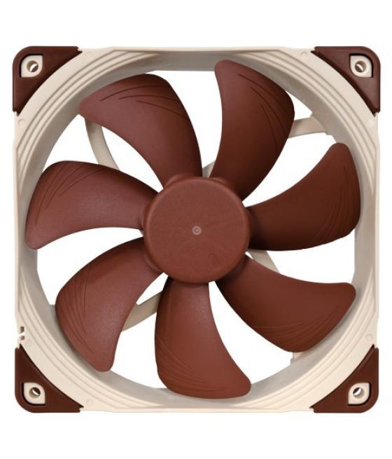 Noctua ventilador caja nf-a14 pwm, 140mm fan, 140x140x25mm, 12v, 1500rpm/1200rpm/300rpm, 24,6 db(a), 140,2 m3/h, 2,08 mm h2o, 4 