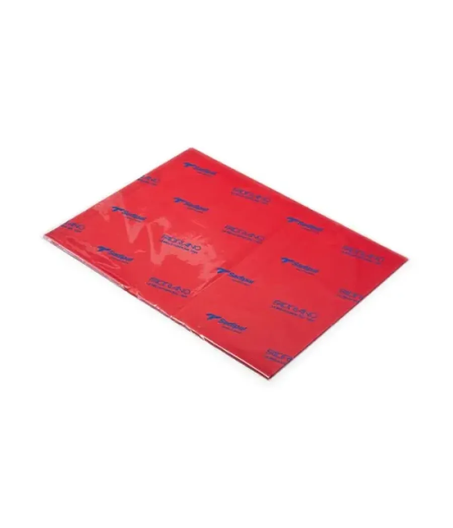 Bolsa 25 hojas + 1 hoja gratis papel seda-fsc-18g - 50 x 75 cm rojo sadipal s0718105