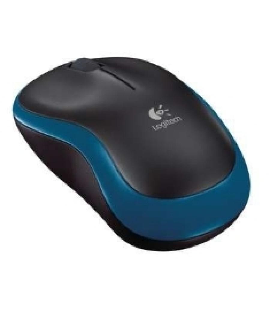 Mouse raton logitech m185 optico wireless inalambrico azul 2.4ghz