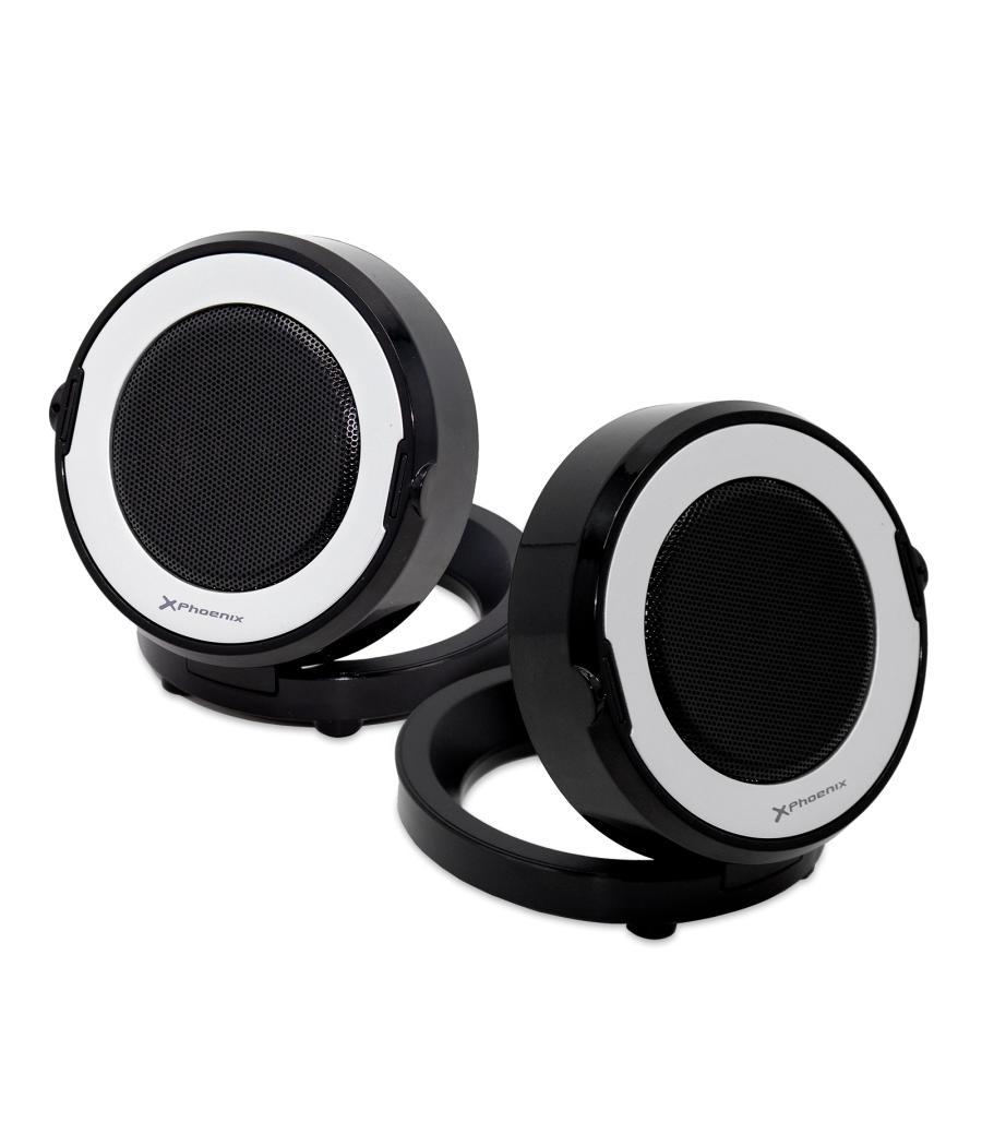 Altavoces phoenix para ordenador portables 2.0 usb negros