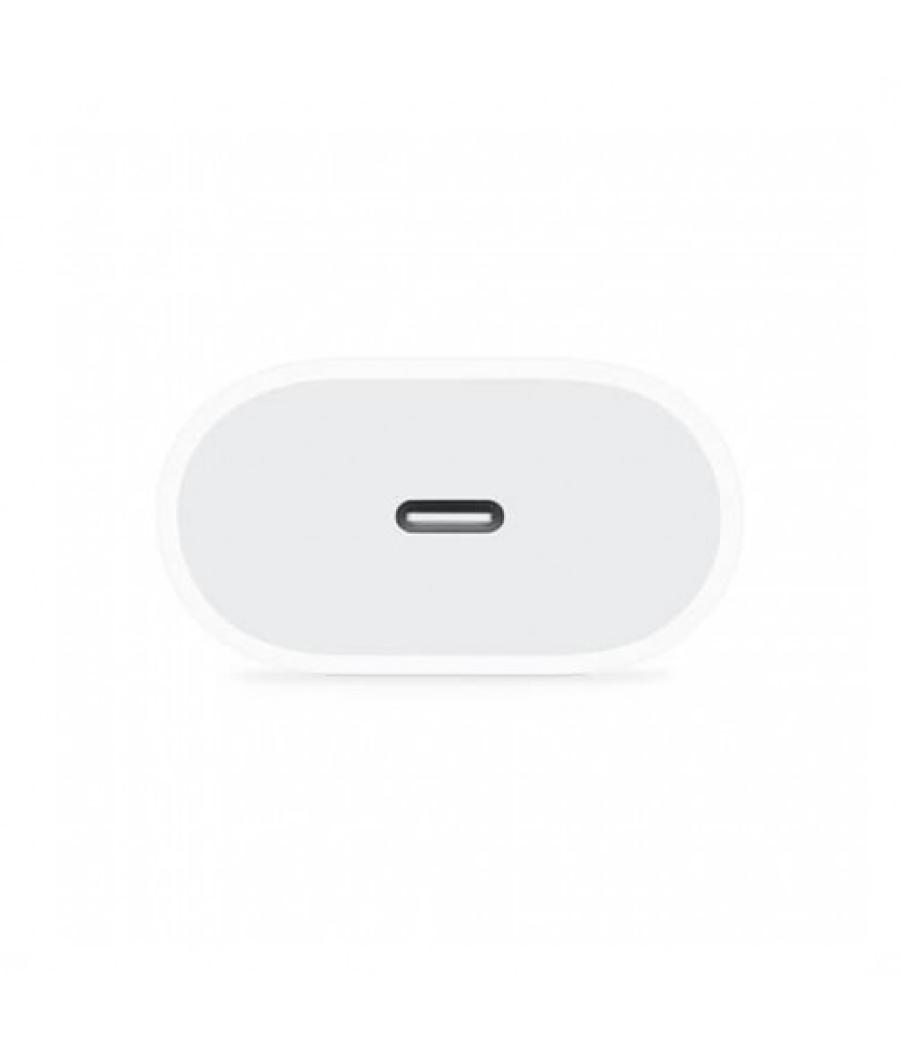 Cargador original apple 20w usb tipo c carga rapida - blanco - no incluye cable