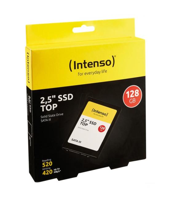 Disco duro interno solido ssd intenso top performance 128gb 2.5pulgadas sata3