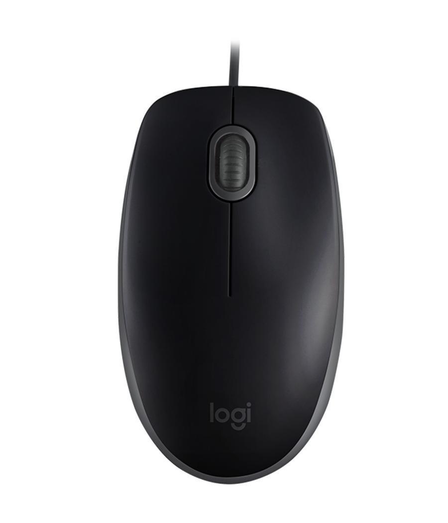 Mouse raton logitech b110 silent optico usb negro