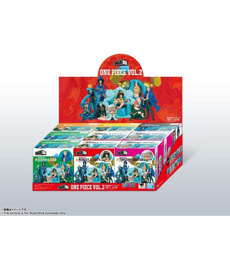 Figura pack 9 unidades tamashii nations one piece vol 2 blind boxes