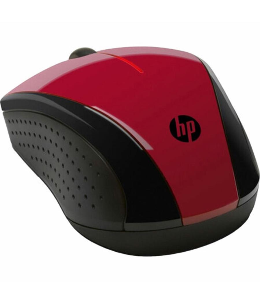 Mouse raton hp optico wireless inalambrico 220 rojo