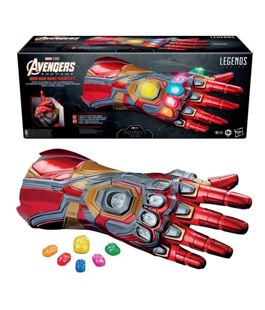 Replica hasbro marvel nano guantelete del infinito iron man pvc gemas del infinito luces led special edition