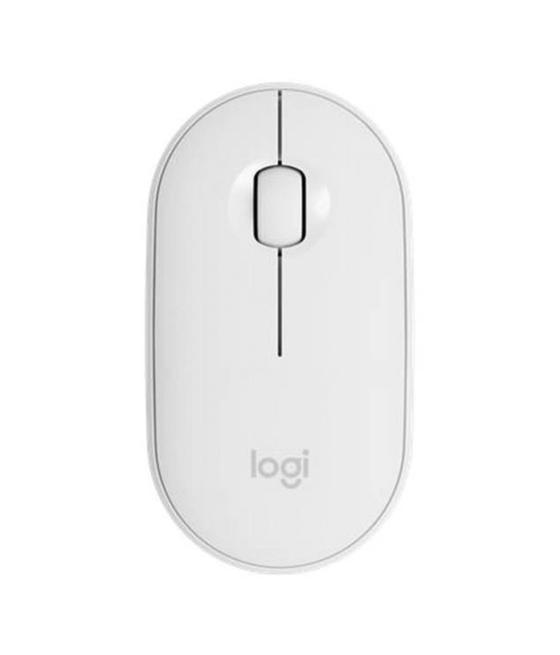 Raton inalambrico pebble mouse 2 m350s blanco bluetooth