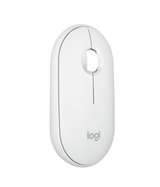 Raton inalambrico pebble mouse 2 m350s blanco bluetooth