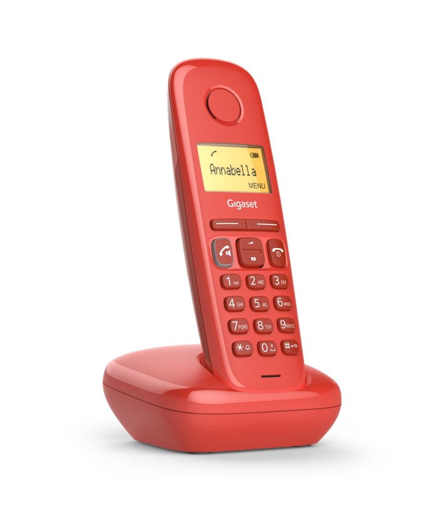 Telefono fijo inalambrico gigaset a270 rojo 80 numeros agenda - 10 tonos