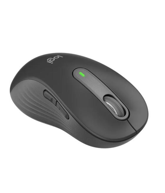 Mouse raton logitech m650 para zurdos optico wireless inalambrico negro