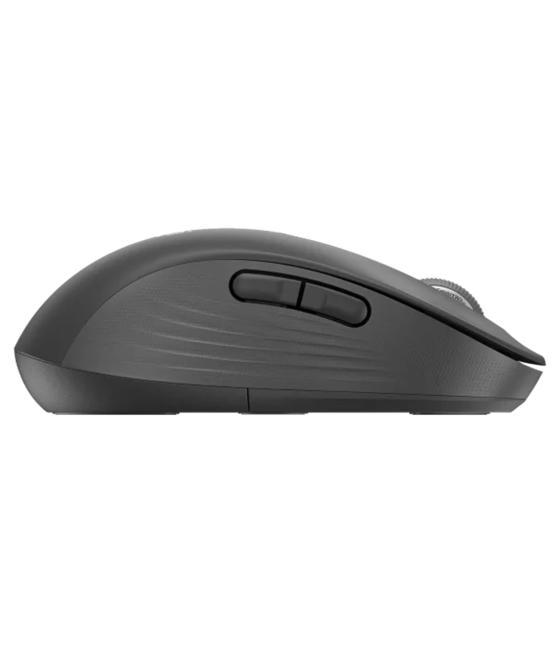 Mouse raton logitech m650 para zurdos optico wireless inalambrico negro