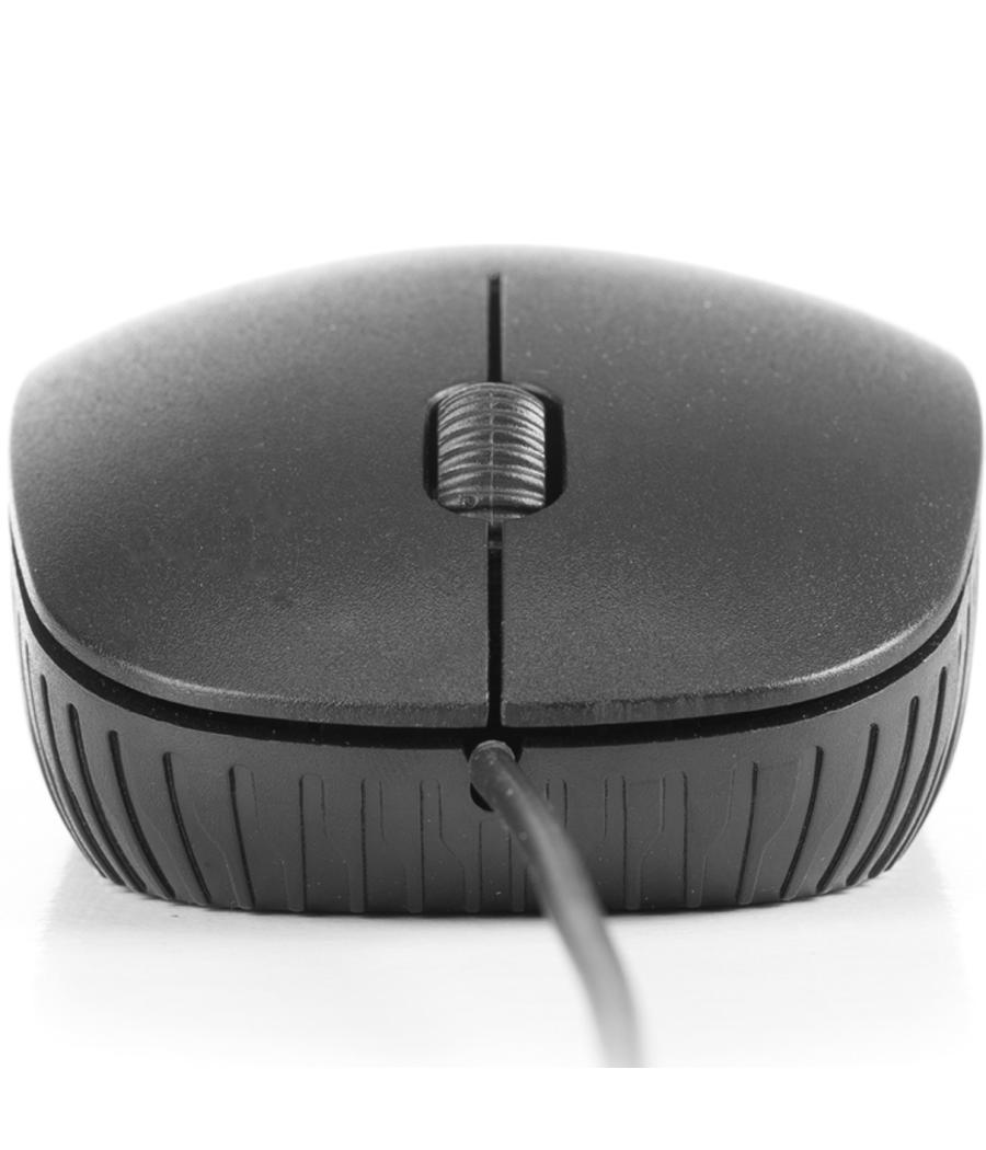 Raton con cable ngs flame - optico - 1000dpi - 2 botones + scroll - ergonomico - usb - negro