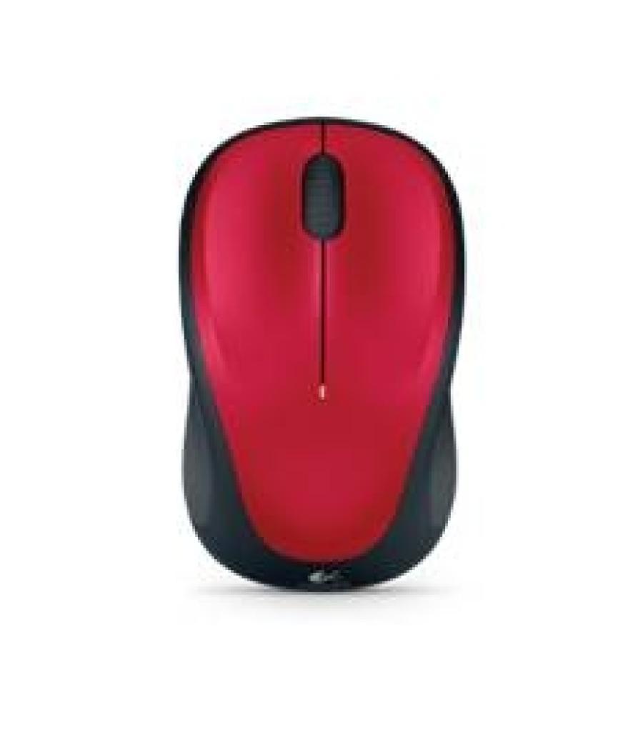 Mouse raton logitech m235 optico wireless inalambrico rojo