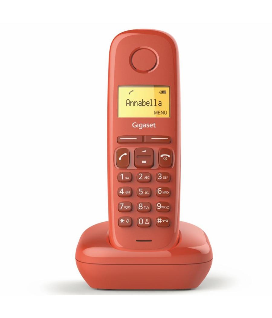 Telefono fijo inalambrico gigaset a170 rojo 50 numeros agenda - 10 tonos