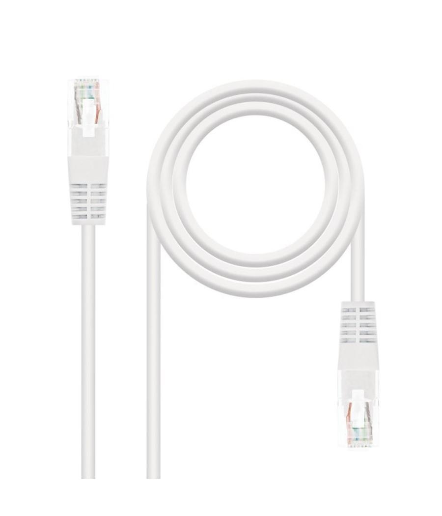 Latiguillo cable red utp cat.6 rj45 nanocable 3m blanco