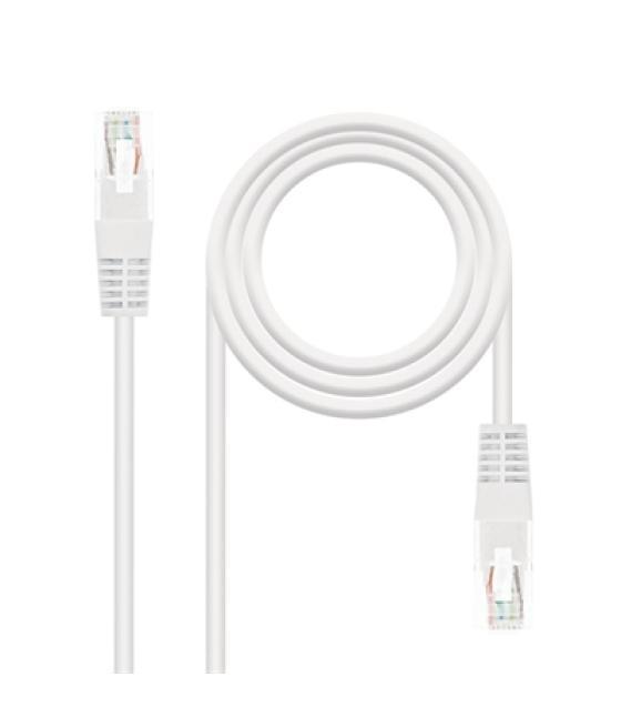 Latiguillo cable red utp cat6 rj45 nanocable 0.30m blanco
