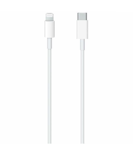 Cable original apple iphone usb tipo c a lightning - 1m - mm0a3zm - a - blanco