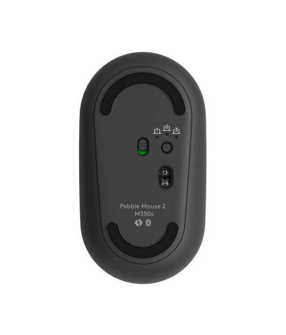 Raton inalambrico pebble mouse 2 m350s negro bluetooth