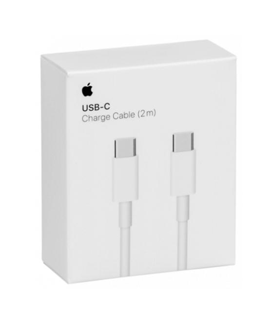 Cable original apple iphone usb tipo c a usb tipo c - 2 m - blanco