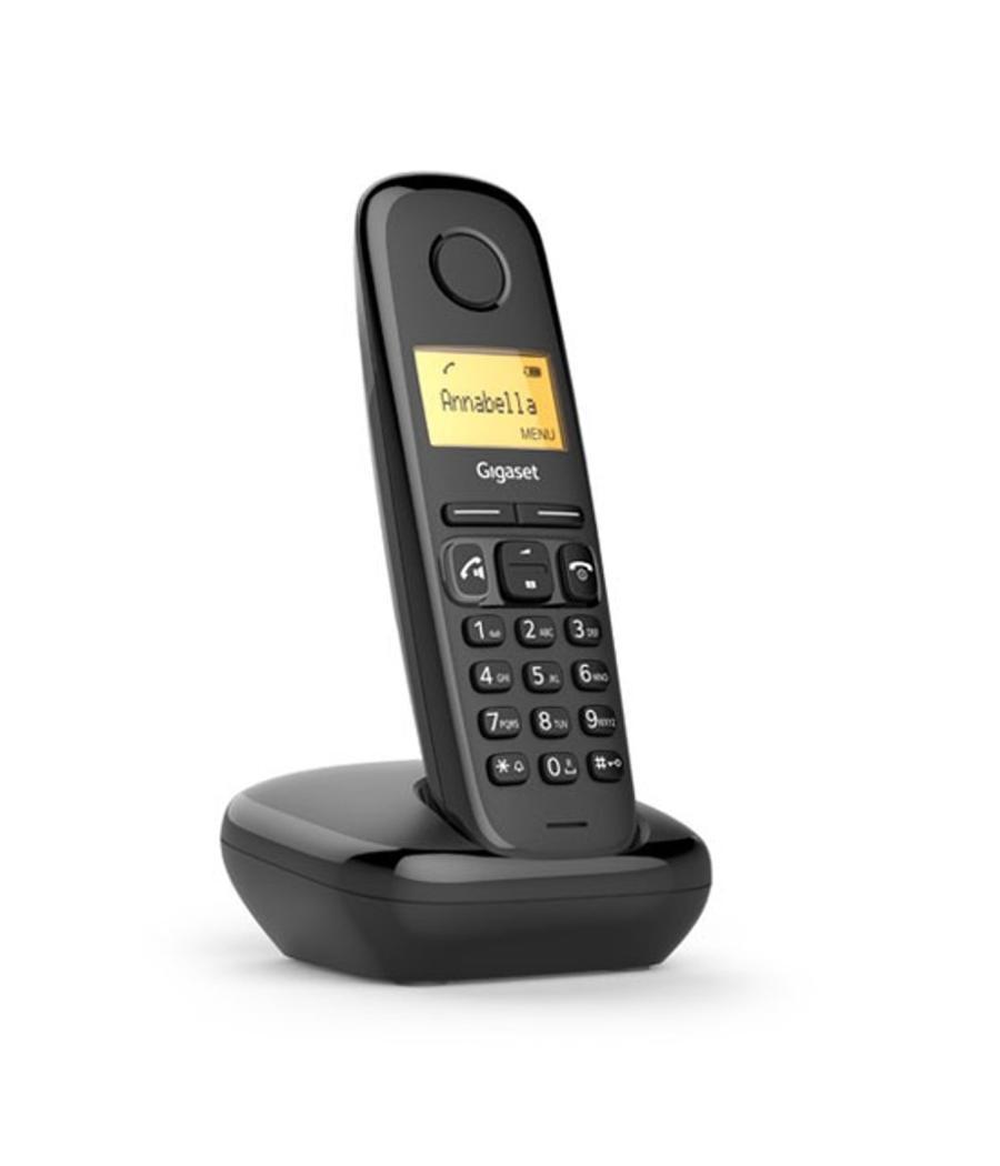 Telefono fijo inalambrico gigaset a270 negro 80 numeros agenda - 10 tonos