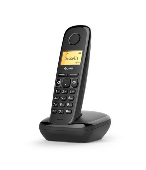 Telefono fijo inalambrico gigaset a270 negro 80 numeros agenda - 10 tonos