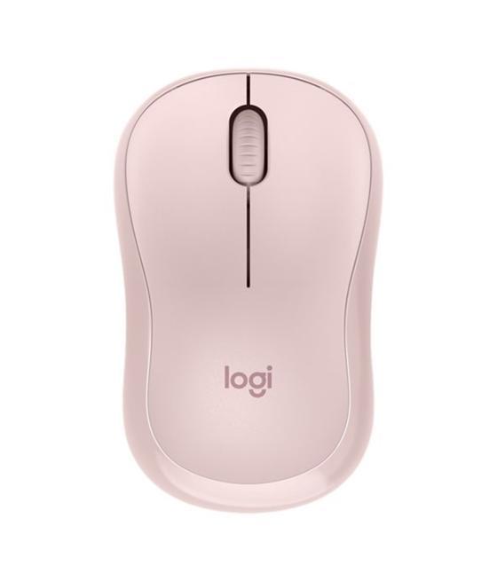 Mouse raton logitech m240 optico bluetooth silent rosado